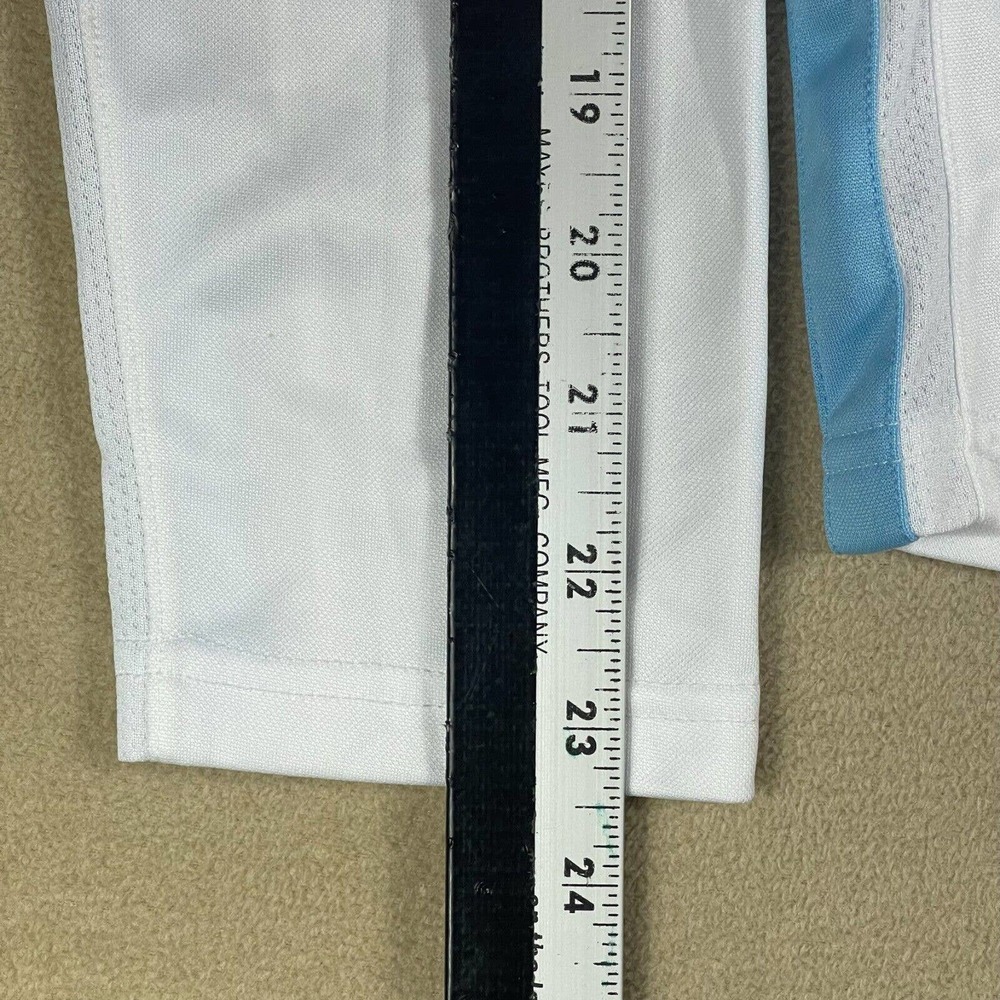 Nike Girls L 12/14 Long Sleeve Athletic Shirt V Neck Stretch White Athletic Fit - Picture 6 of 11